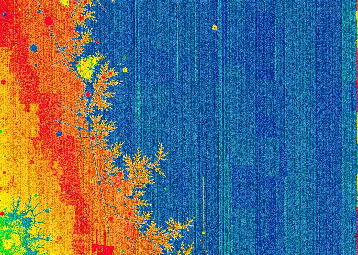 NDVI multispectrale kaart van een landbouwperceel